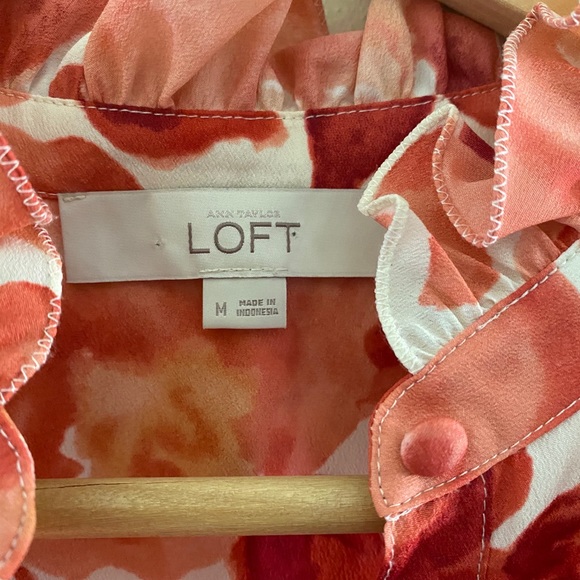 Loft Floral Sleeveless Blouse - Picture 4 of 5